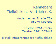 Ranneberg Tiefkuehlkost-Vertrieb e.K